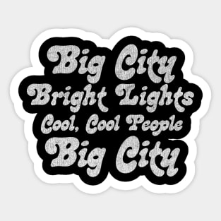 Big City ∆∆∆ Sticker